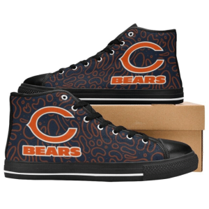 Chicago Bears NFL 1 Custom Canvas High Top Shoes