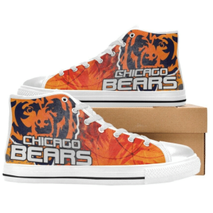 Chicago Bears NFL 2 Custom Canvas High Top Shoes