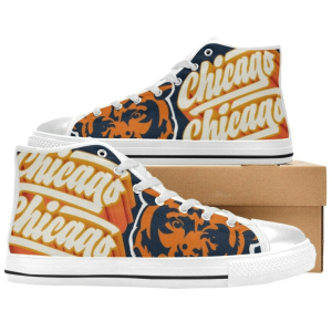 Chicago Bears NFL 3 Custom Canvas High Top Shoes