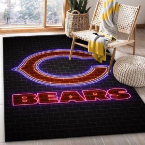 Chicago Bears NFL 8 Area Rug Living Room And Bed Room Rug