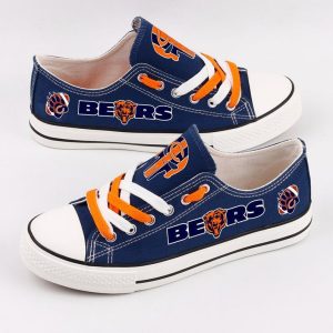 Chicago Bears NFL Football 3 Gift For Fans Low Top Custom Canvas Shoes