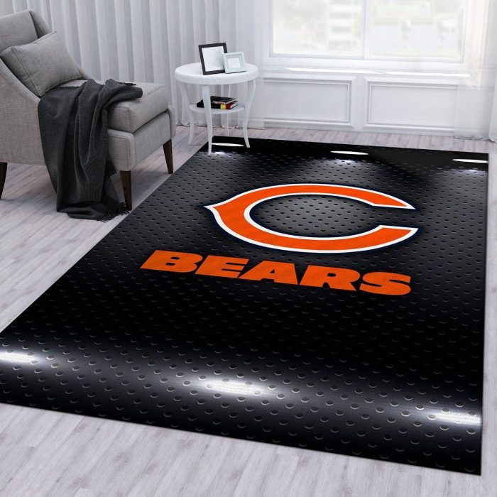 Chicago Bears Nfl Rug Living Room Rug Home Decor Floor Decor