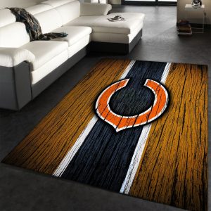 Chicago Bears Nfl Rug Room Carpet Sport Custom Area Floor Home Decor V1