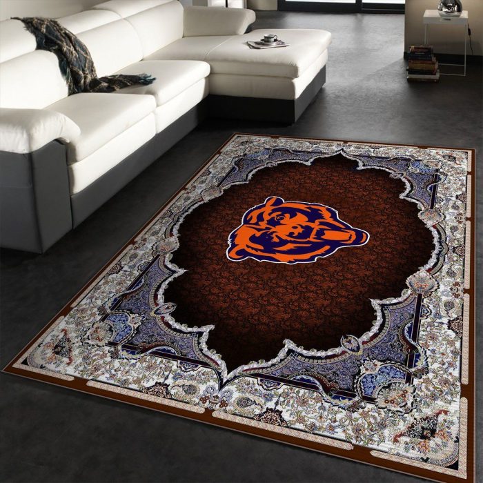 Chicago Bears Nfl Rug Room Carpet Sport Custom Area Floor Home Decor V3