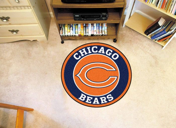 Chicago Bears Round Carpet