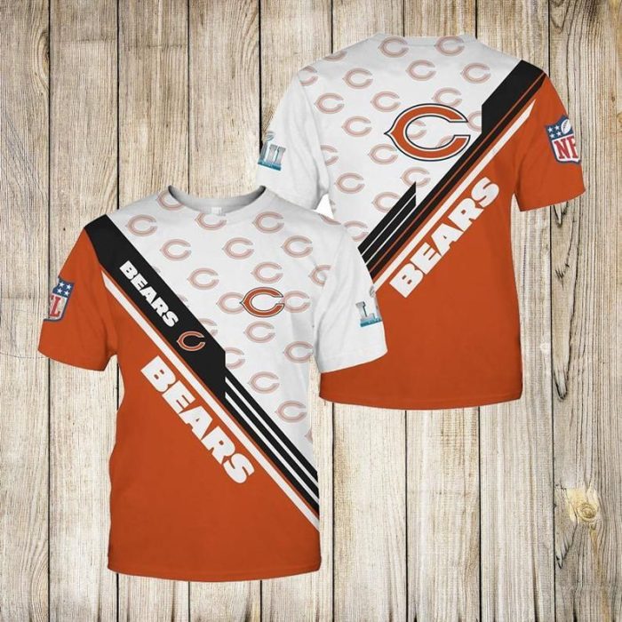Chicago Bears Sweater 3D 22 Gift For Fan 3D T Shirt Sweater Zip Hoodie Bomber Jacket