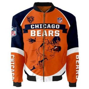 Chicago Bears custom design Gift For Fan 3D T Shirt Sweater Zip Hoodie Bomber Jacket