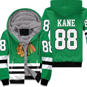 Chicago Blackhawks 88 Kane Inspired Unisex Fleece Hoodie