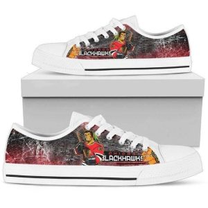 Chicago Blackhawks NHL Hockey 1 Low Top Sneakers Low Top Shoes