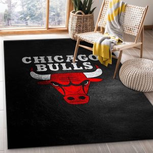 Chicago Bulls Area Rug Living Room And Bedroom Rug