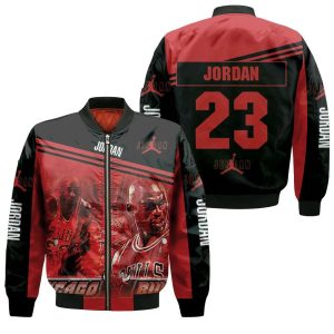 Chicago Bulls Michael Jordan 23 Bomber Jacket