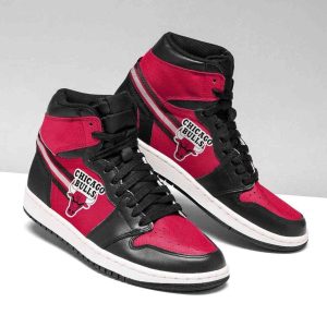 Chicago Bulls NBA Air Jordan 1 Sport Custom Sneakers