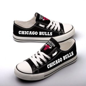 Chicago Bulls NBA Basketball 3 Gift For Fans Low Top Custom Canvas Shoes