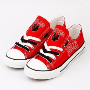 Chicago Bulls NBA Basketball Gift For Fans Low Top Custom Canvas Shoes