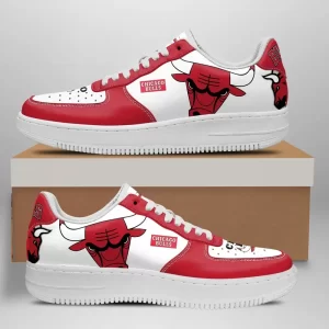 Chicago Bulls Nike Air Force Shoes Unique Basketball Custom Sneakers