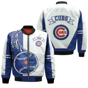 Chicago Cubs 3D Bomber Jacket