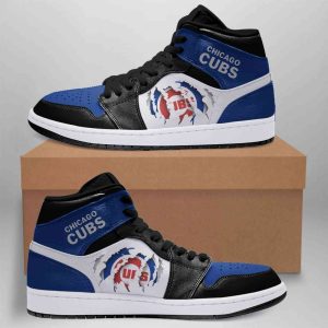 Chicago Cubs MLB Air Jordan 1 Sport Custom Sneakers