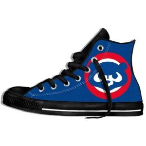 Chicago Cubs MLB Baseball 1 Custom Canvas High Top Shoes