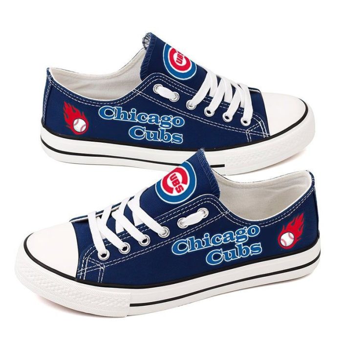 Chicago Cubs MLB Baseball 1 Gift For Fans Low Top Custom Canvas Shoes