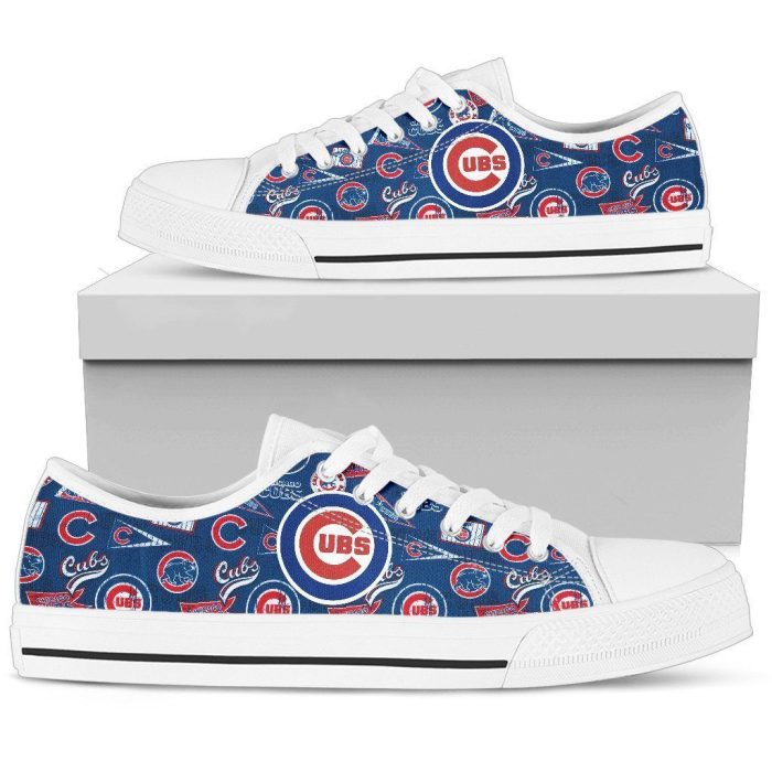 Chicago Cubs MLB Baseball 1 Low Top Sneakers Low Top Shoes