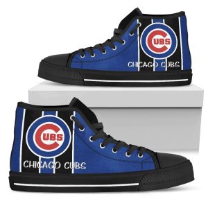 Chicago Cubs MLB Baseball 13 Custom Canvas High Top Shoes