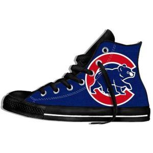 Chicago Cubs MLB Baseball 2 Custom Canvas High Top Shoes