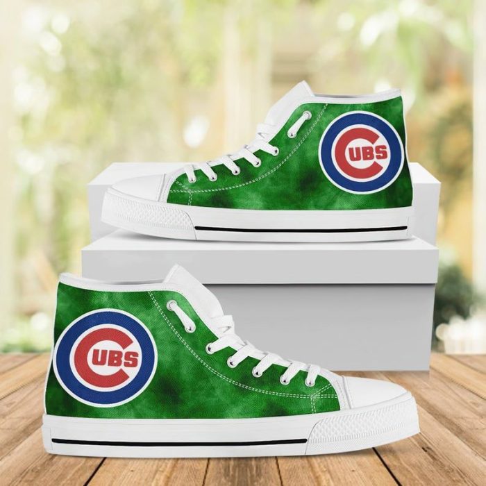 Chicago Cubs MLB Baseball 24 Custom Canvas High Top Shoes