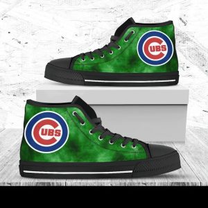 Chicago Cubs MLB Baseball 25 Custom Canvas High Top Shoes
