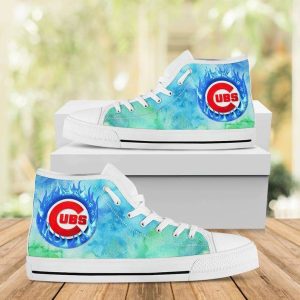 Chicago Cubs MLB Baseball 26 Custom Canvas High Top Shoes