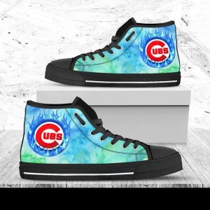 Chicago Cubs MLB Baseball 27 Custom Canvas High Top Shoes