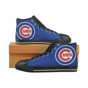 Chicago Cubs MLB Baseball 6 Custom Canvas High Top Shoes