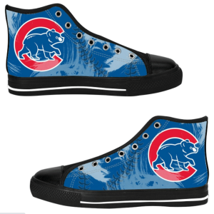 Chicago Cubs MLB Baseball 7 Custom Canvas High Top Shoes