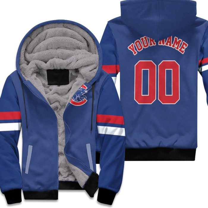 Chicago Cubs Personalized Custom Royal 2019 Inspired Style Unisex Fleece Hoodie