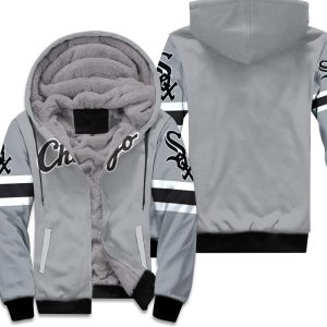 Chicago White Sox 2020 Mlb Dark Grey Inspired Style Unisex Fleece Hoodie
