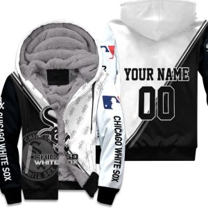Chicago White Sox Black And White For Fan 3D Personalized Unisex Fleece Hoodie