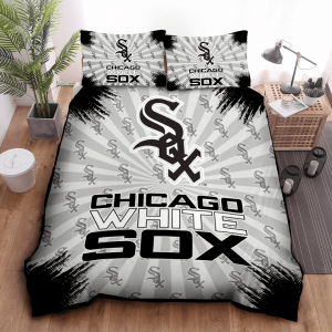 Chicago White Sox Duvet Cover Pillowcase Bedding Set