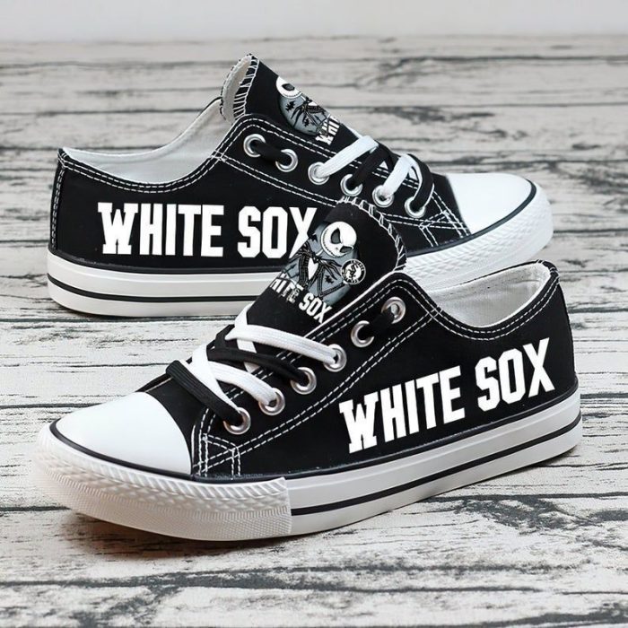 Chicago White Sox MLB Baseball 1 Gift For Fans Low Top Custom Canvas Shoes