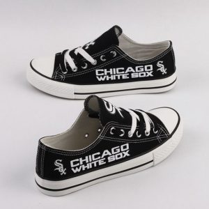 Chicago White Sox MLB Baseball 3 Gift For Fans Low Top Custom Canvas Shoes