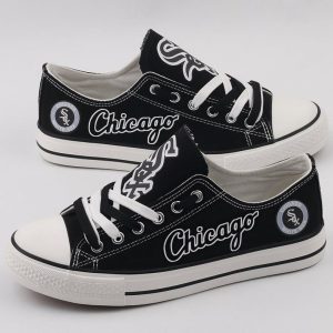 Chicago White Sox MLB Baseball Gift For Fans Low Top Custom Canvas Shoes