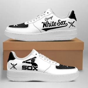 Chicago White Sox Nike Air Force Shoes Unique Baseball Custom Sneakers