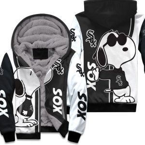 Chicago White Sox Snoopy Lover 3D Printed Unisex Fleece Hoodie