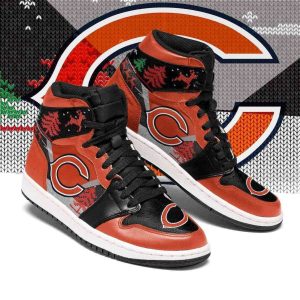 Christmas Chicago Bears NFL Air Jordan 1 Sport Custom Sneakers
