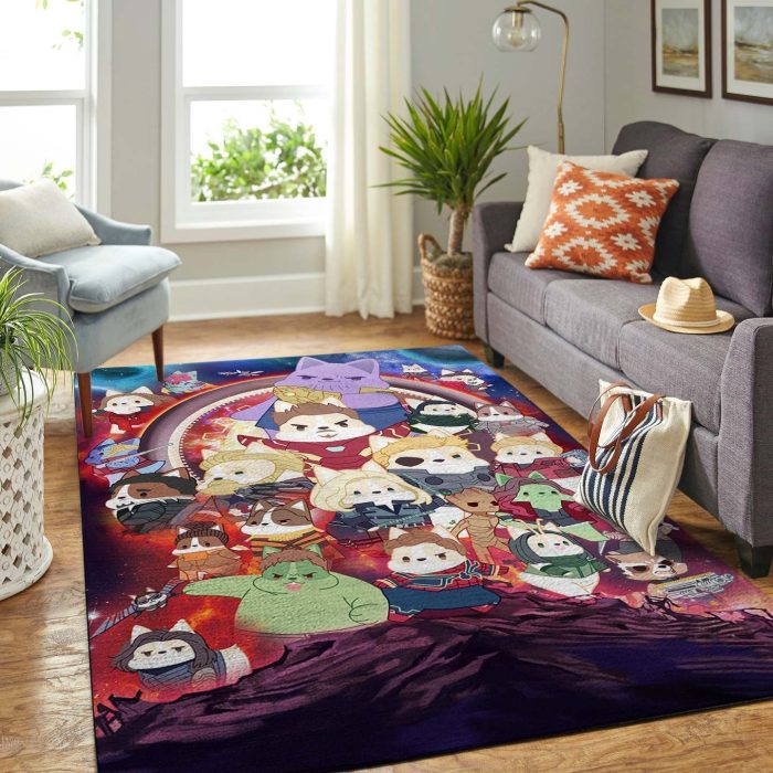 Christmas Gift Corgi Avengers- Area Rug Floor Decor