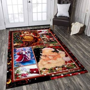 Christmas Gift Here Comes Santa Claus Living Room Area Rug Psl50Rn Floor Decor
