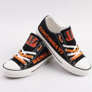 Cincinnati Bengals NFL Football 4 Gift For Fans Low Top Custom Canvas Shoes