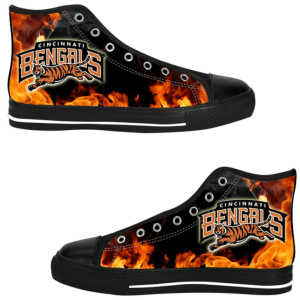 Cincinnati Bengals NFL Football 5 Custom Canvas High Top Shoes