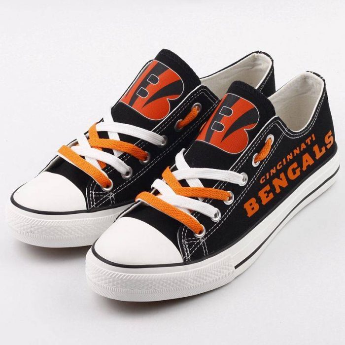 Cincinnati Bengals NFL Football 6 Gift For Fans Low Top Custom Canvas Shoes