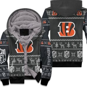 Cincinnati Bengals Nfl Ugly Sweatshirt Christmas 3D Unisex Fleece Hoodie