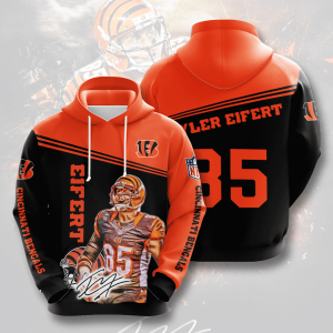 Cincinnati Bengals Tyler Eifert 85 3D Hoodie