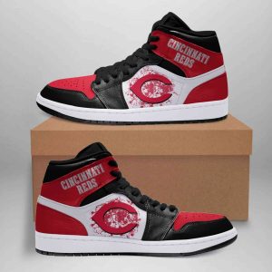 Cincinnati Reds 02 MLB Air Jordan 1 Sport Custom Sneakers